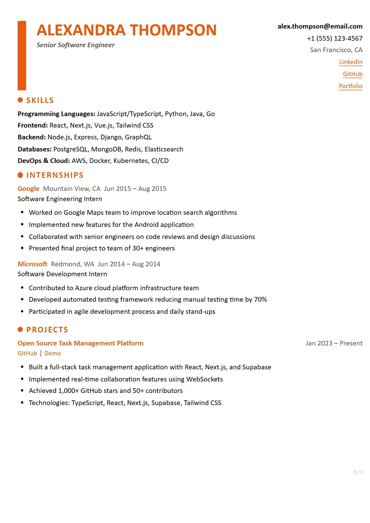 Amber Insight template