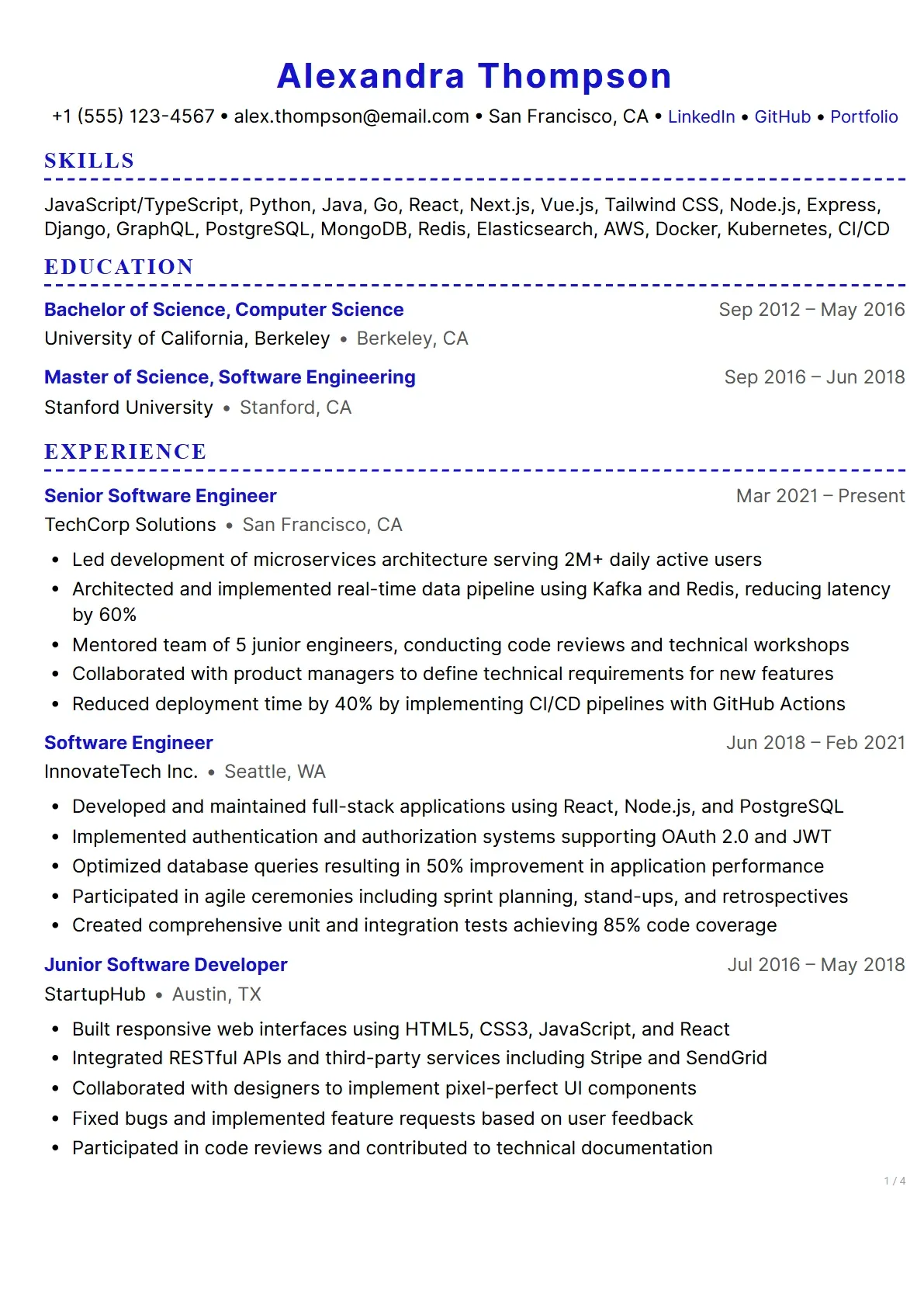 TechFlow Elite template