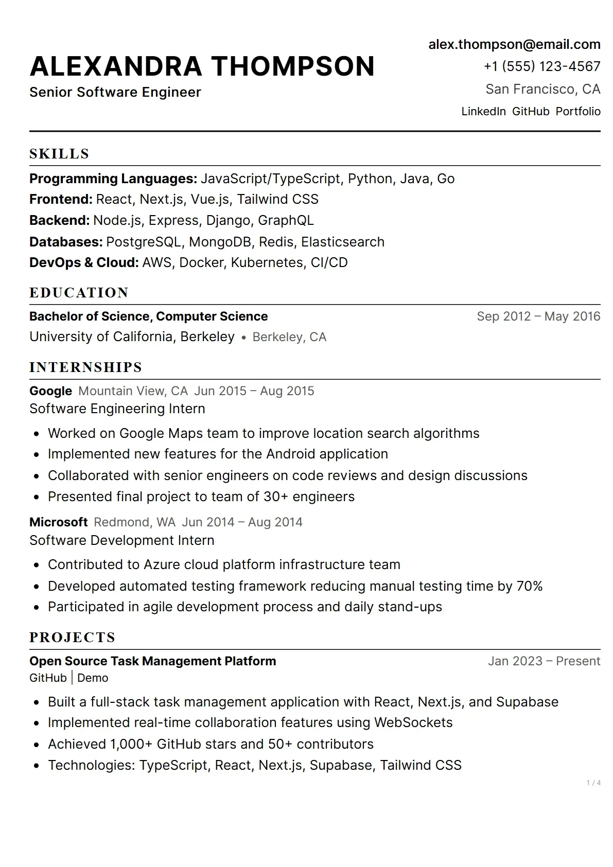 Tech Pinnacle template