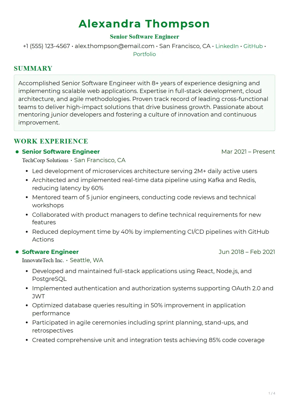 Emerald Professional template