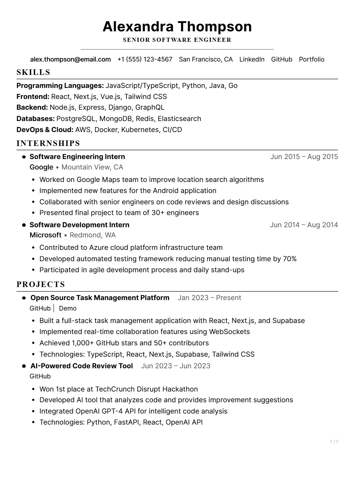 Early Career template